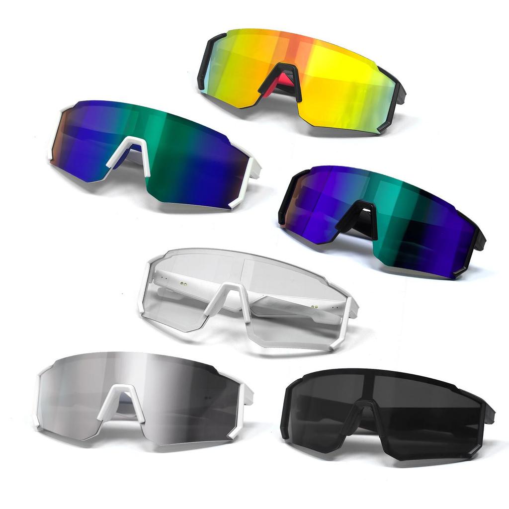 Smart Color-Changing Bluetooth Sports Glasses with UV Protection for Cycling and Mountaineering