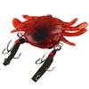 Artificial Crab Bait with Sharp Hook Simulation Crab Lure 3D Fishing Crab Lure Bait Sea Fishing Tackle Accessory
