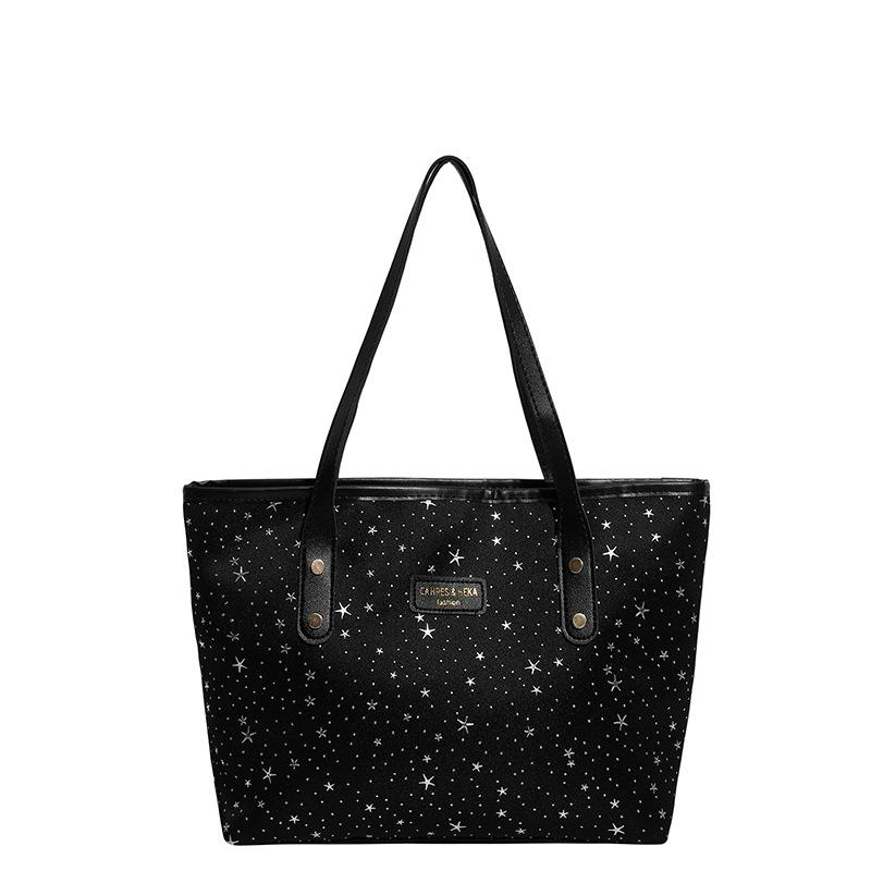 Large capacity tote bag summer new versatile commuter shoulder underarm bag texture handbag