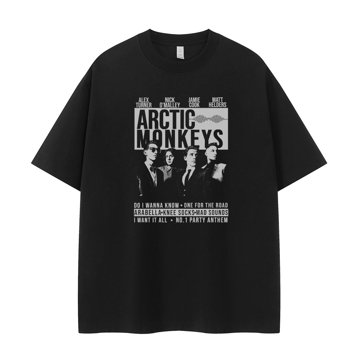Arctic Monkeys Vintage Portrait American Street Rock Shortsleeved Tshirt M