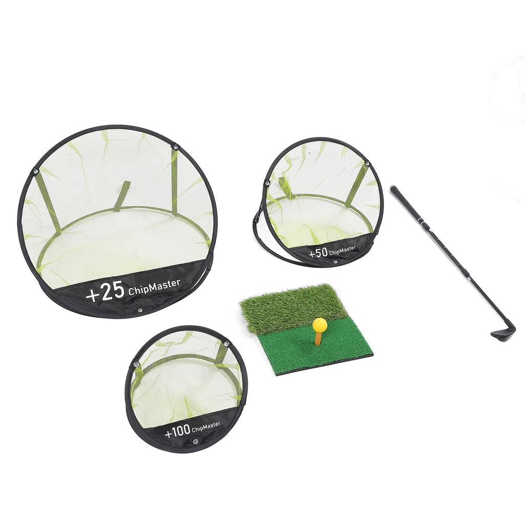 Golf Chipping Netz Polyester Netz Verstellbare Stange Bälle Matte Golf Ziel Übungsnetz für Erwachsene K