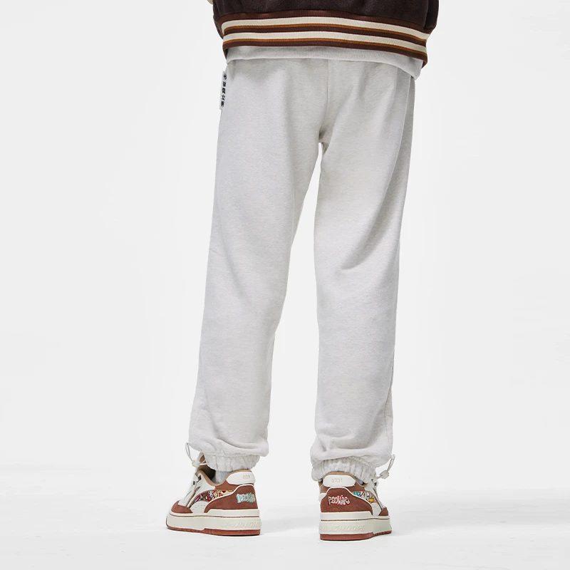 Li Ning Knitted Sweatpants Men's Gray AKLT073-5