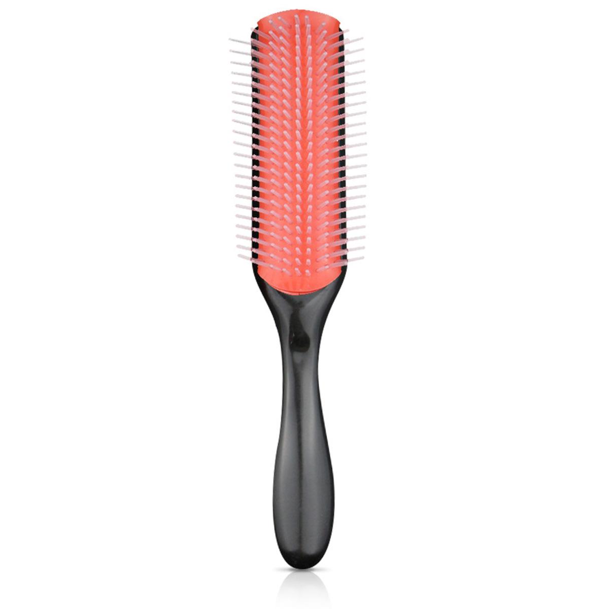 

9-Row Hair Brush Women Detangling Styling Hairbrush Scalp Massager Straight Curly Wet Removable DIY Hair Comb Brush Styling Tool