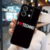 Techno Music Cover For Xiaomi Redmi Note 13 Pro 12 11 9 10 Pro 9S 10S 11S 12S Redmi 12 10C 12C 13C Case