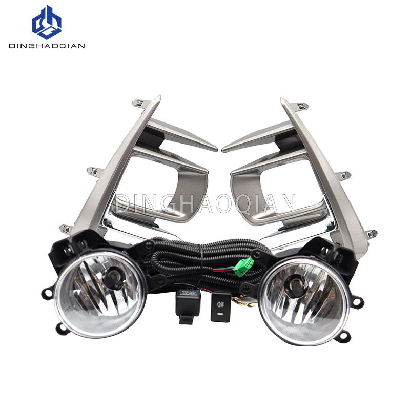 

1 комплект противотуманных фар для Toyota Sienna 2018 2019 2020 противотуманные фары фары проводка переключатель противотуманная фара 1 set