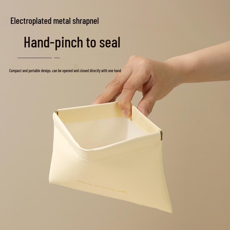 Wodoodporna PU Przenośna Torebka na Słuchawki z Automatycznym Zamknięciem