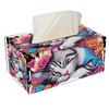 Wooden 5D Diamond Painting Tissue Holder Diamond Decorative Tissue Box Wooden Diamond Painting Tissue Box for Living Room Decor