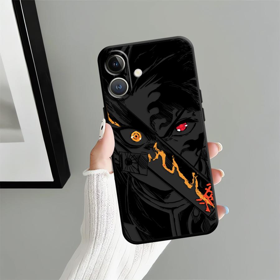Hot Demonss Anime Slayers Soft Back Phone Cover Case for iPhone 15 Plus X XS XR 7 8 13 Mini 11 17Air 17 16 Pro Max 12 SE 14