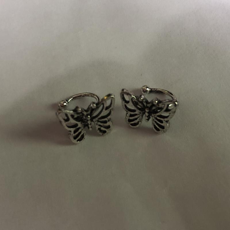 New Fashion Vintage Metal Hollow Butterfly Ear Clips For Women Girls Cute No Piercing Fake Cartilage Ear Jewelry Trendy Brincos