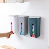 Wandmontierter Müllbeutel-Aufbewahrungsbehälter für die Küche, aus Plastik, zum Aufhängen an der Wand, für den Badezimmer-Müllbeutel, Eimer, Spender, Küchenzubehör