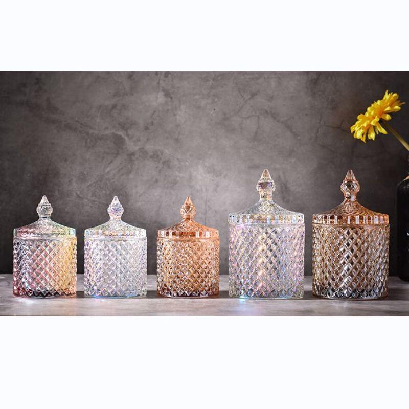 Qianxing Crystal Glass Storage Jar Set