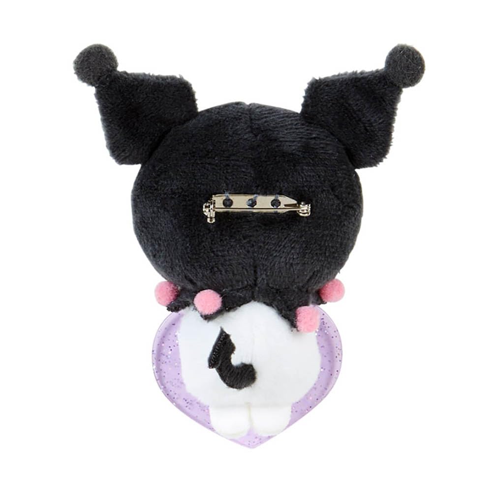 Sanrio Custom Mascot Brooch Kuromi Approximately Width 9 X Depth X Height 11cm 684724 (Maipachirun) 3.5