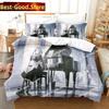 3D Print Anime - Azur Lane Bedding Set Printed Bed Set With Pillowcase Bed Duvet Cover Soft Single Double Queen Super King Size