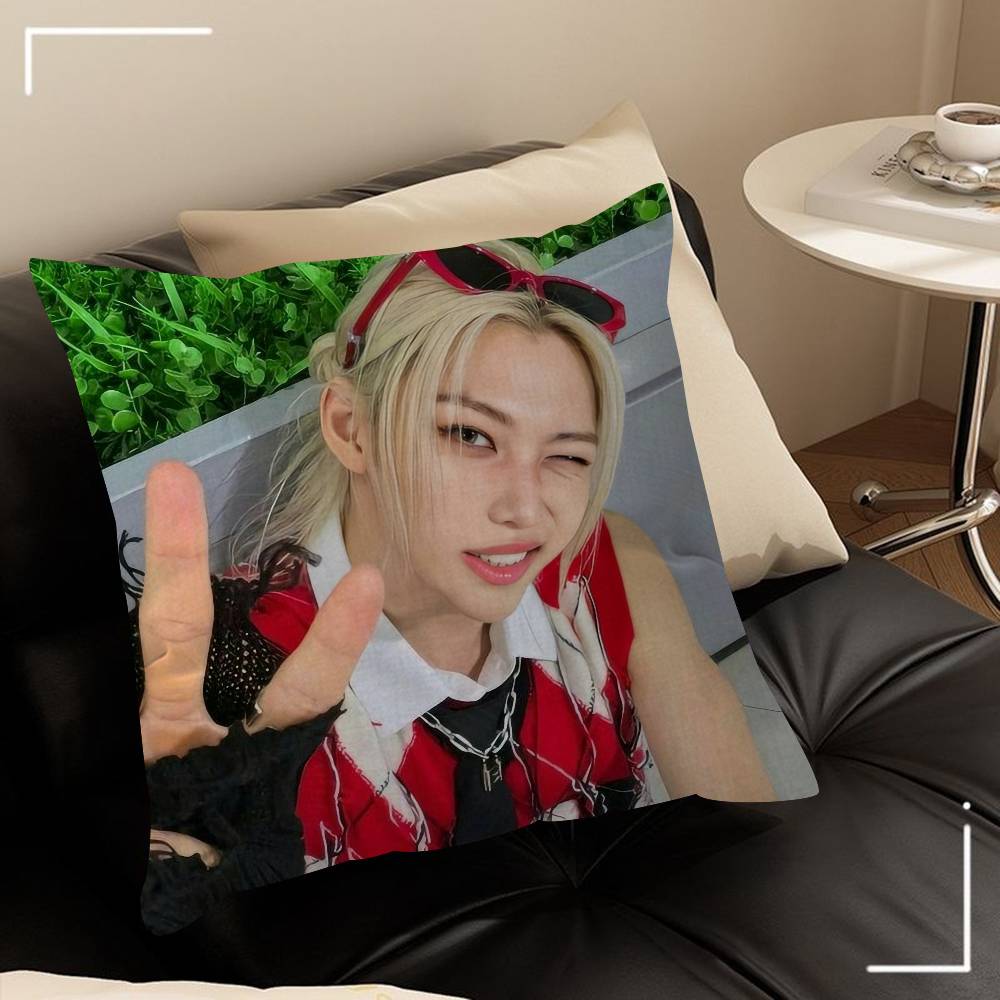 Regali Cuscini Arredamento Ufficio Casa Camera da Letto Divano Cuscino Auto Copricuscino 45x45cm Idol Cool F-Felixse cantante