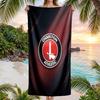 Charlton Athletic FC Druck Schnelltrocknendes Strandtuch Mikrofaser Saugfähig Tragbares Reise-Schwimmtuch