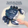 Ecological Ocean Creature Shaped Electric Toy with Spray Function, Sideways Walking, Simulated Crab Bubble Blowing Sound, Clapping Pincers,