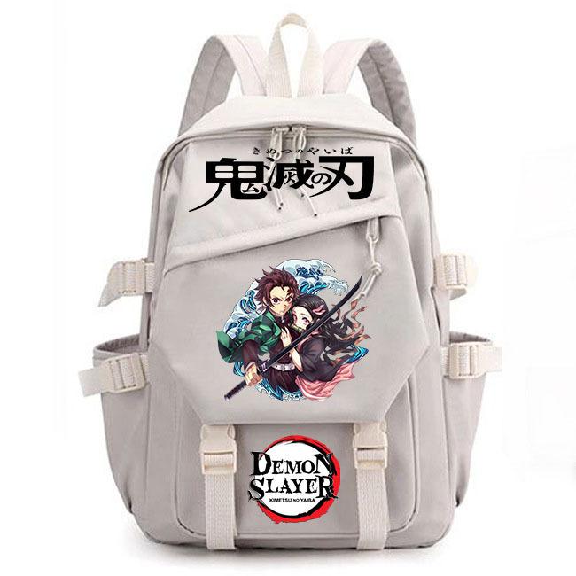 Anime Ghost Destroyer Blade School Bag Elementary School Bag Male Female Junior High School Student College Student Backpack 29*16*46cm