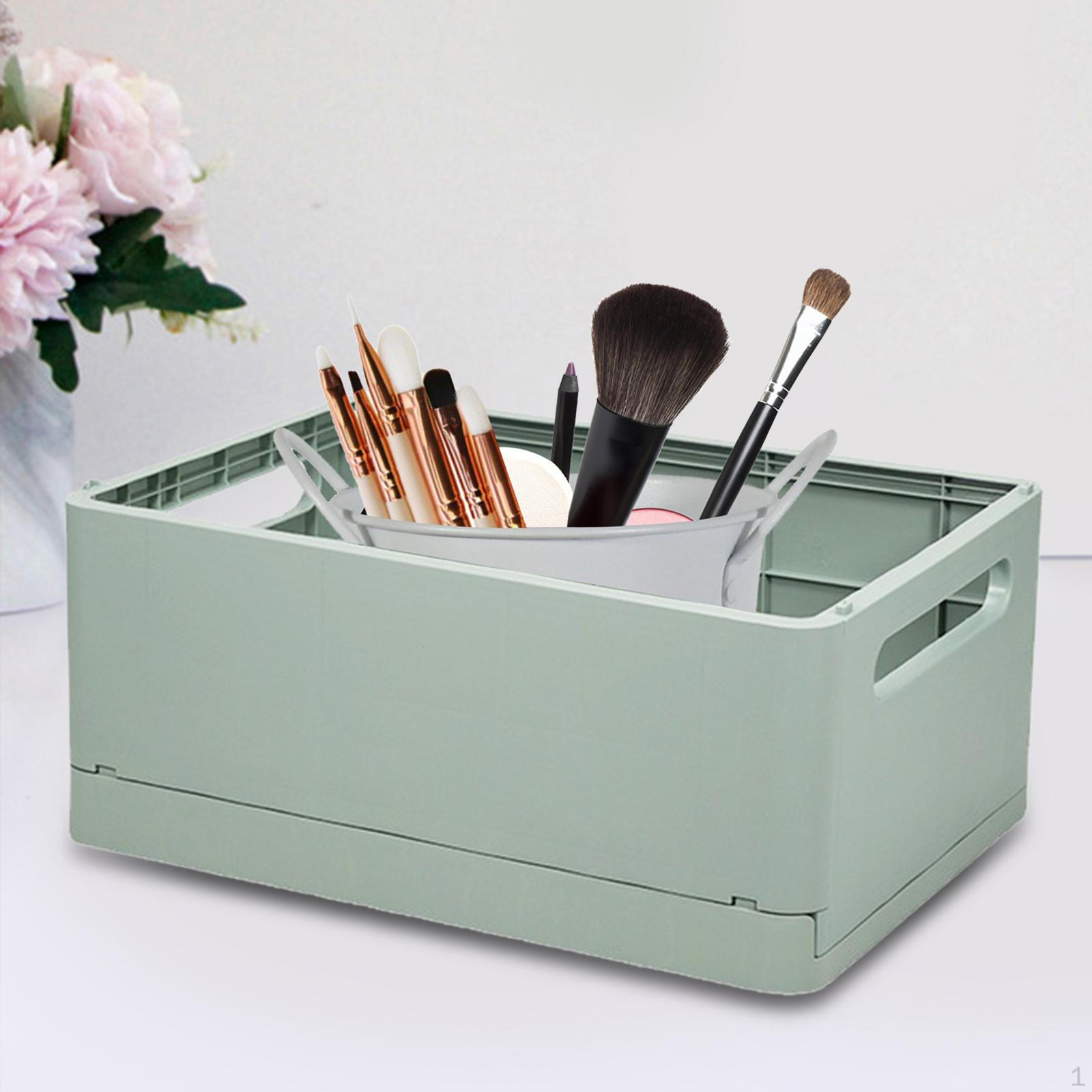 Складные контейнеры-органайзеры штабелируемые с крышкой многофункциональные для книг игрушек Green 780₽