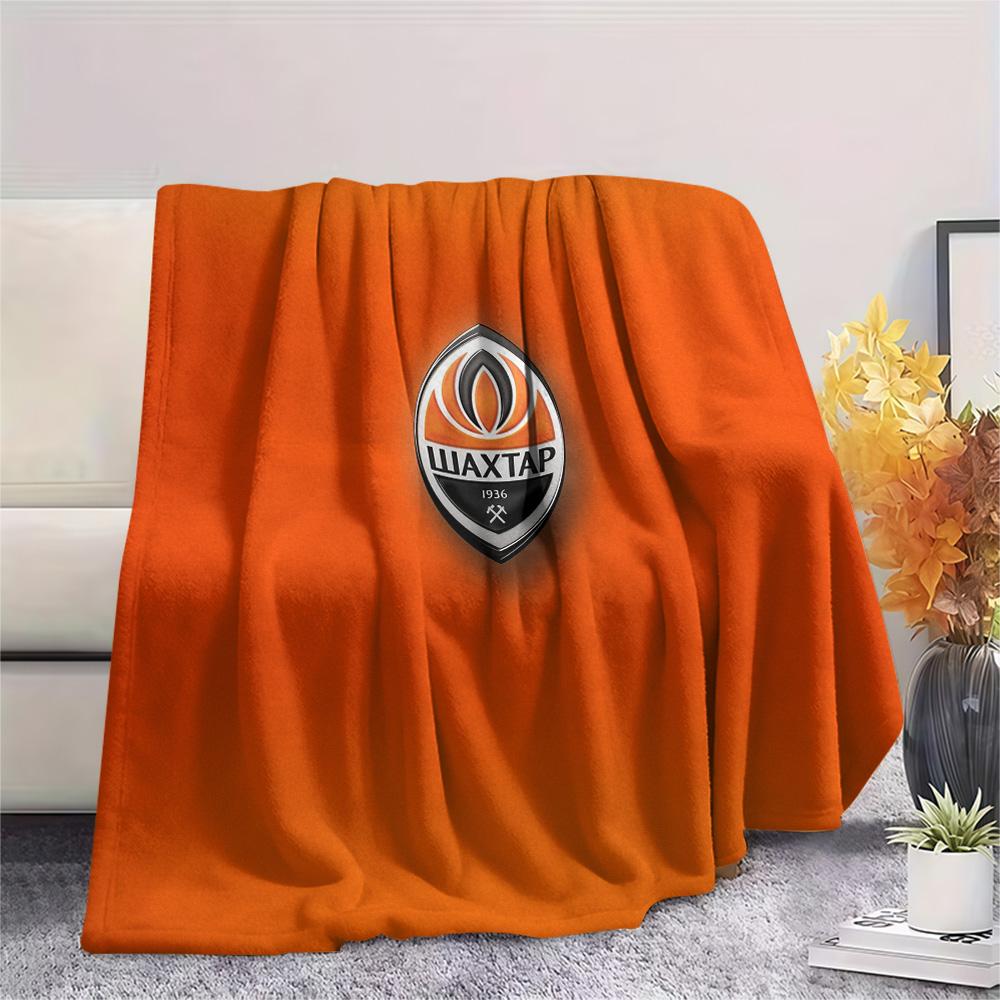 FC Shakhtar Donetsk  Print Flannel Blanket, High quality Comfortable for All Seasons, Home Decor, Warmth and Comfort