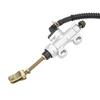 Qiilu Motorrad Hinterfußbremspumpe Hydraulischer Hauptzylinder Aluminiumlegierung Sicheres Fahren Bremse