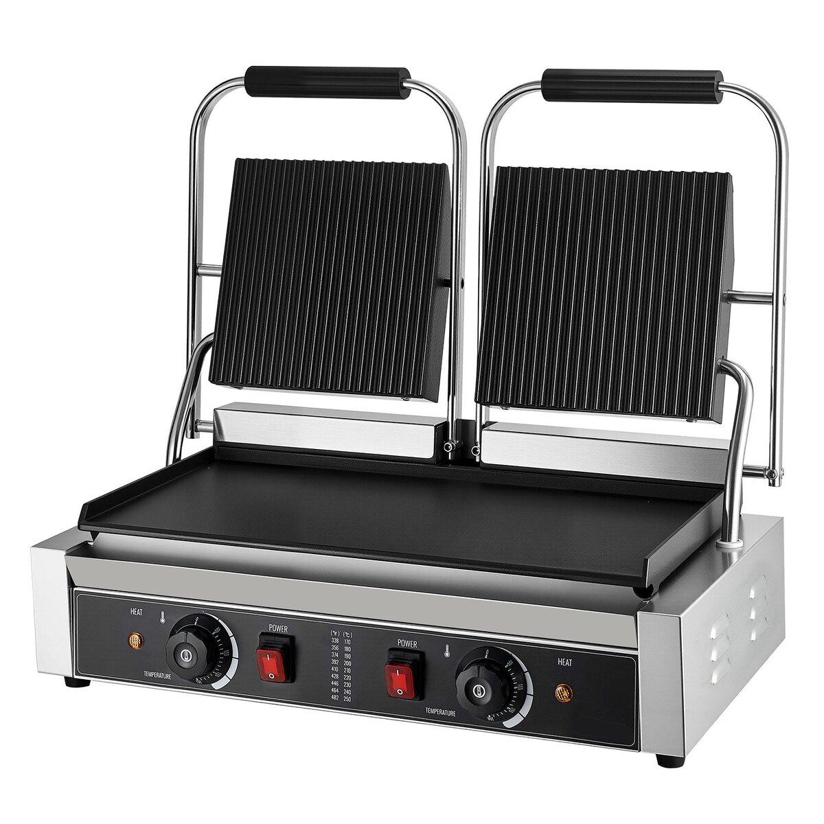 Presse Panini Grill Sandwich Maker Plaque de Cuisson 48x23cm