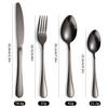 Stainless Steel Western Food Tableware Set Steak Knife, Fork and Spoon 16-Piece Set Knife, Fork and Spoon Spoon Gift Set