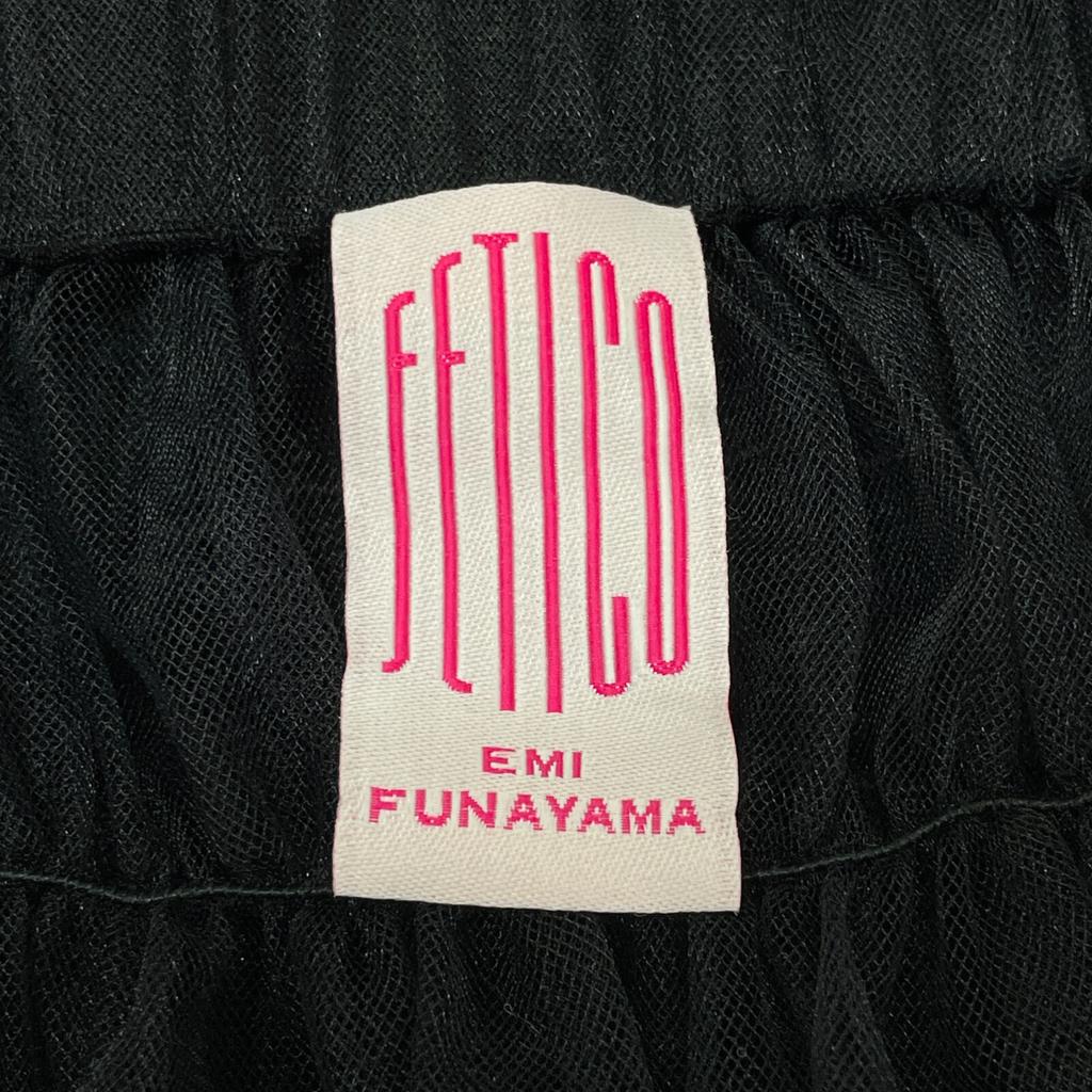FETICO [Beautiful] Tulle Dress with Petticoat/ Dress *There Is No Size Notation. blackUsed