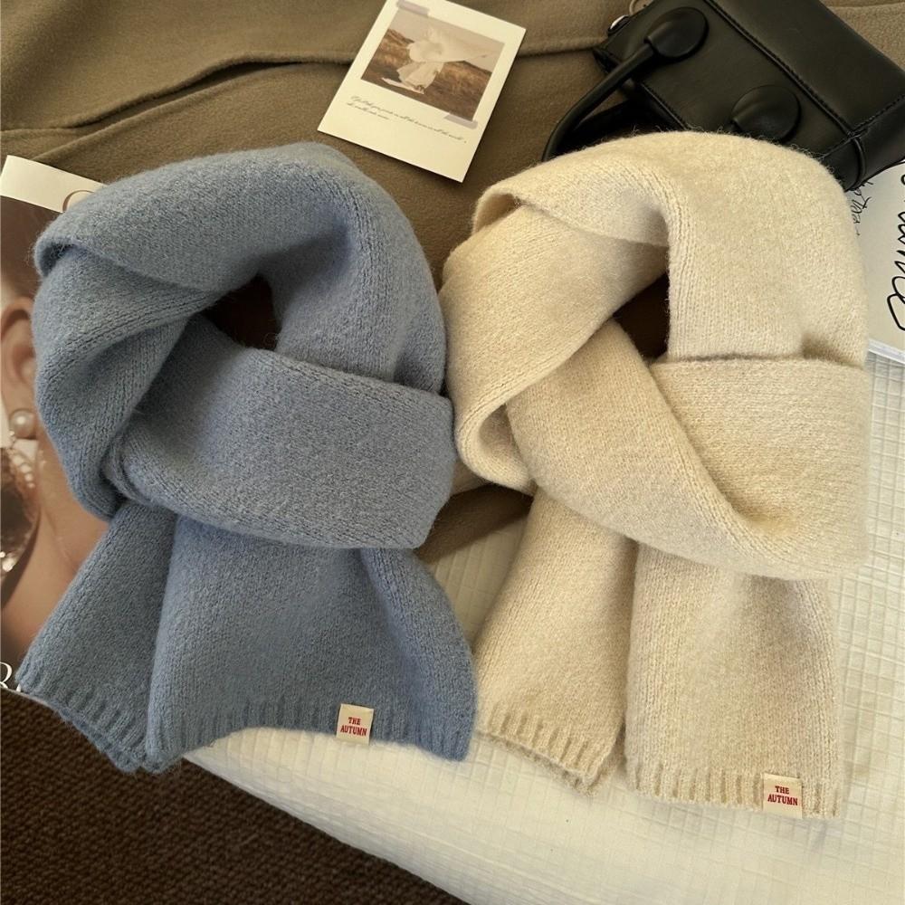 Knitted Neck Warmer Windproof Scarves Bib New Neck Wraps Gift