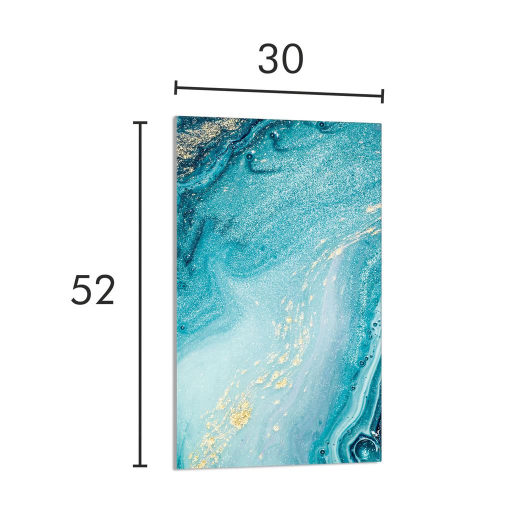 SKLENĚNÁ KRÁJECÍ DESKA 30x52 Mramor