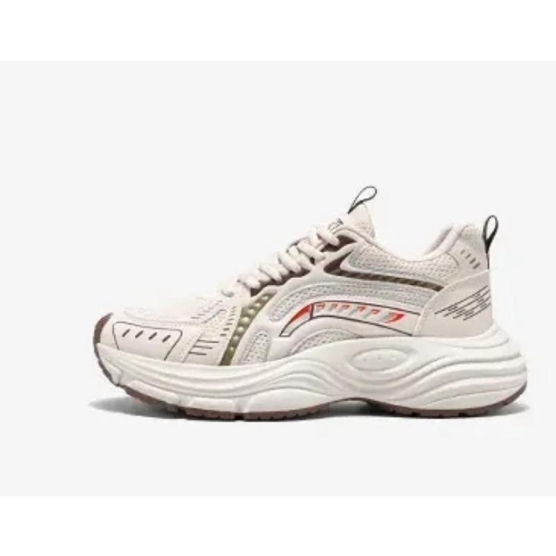 

Весна 2025 новая мода повседневная спортивная обувь мужская дышащая круглый носок толстая подошва износостойкая модный тренд папины кроссовки 39 темные хаки