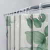 Fresh Natural Theme Waterproof Mold-proof Shower Curtain Simple Modern Design Bathroom Hanging Curtain Suitable for Home Hotel