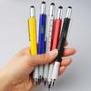 Multifunctional Metal Tool Pen with Level, Scale, Touchscreen Capacitive Tip, and Phillips Screwdriver