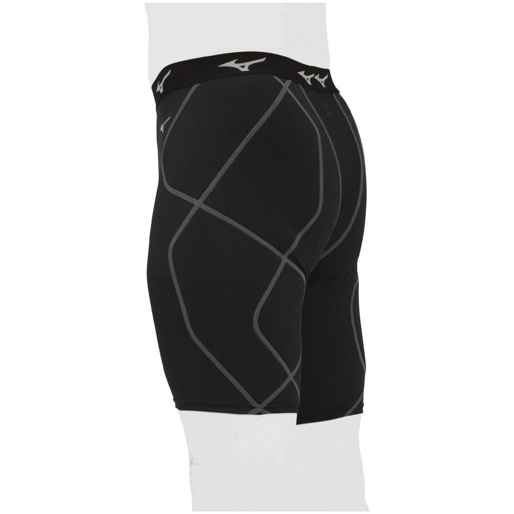 MIZUNO Unisex Dry Aeroflow KUGEKI Sliding Size Size O Pants, Antibacterial, Odor-Resistant, Stain-Resistant, 09, Black,
