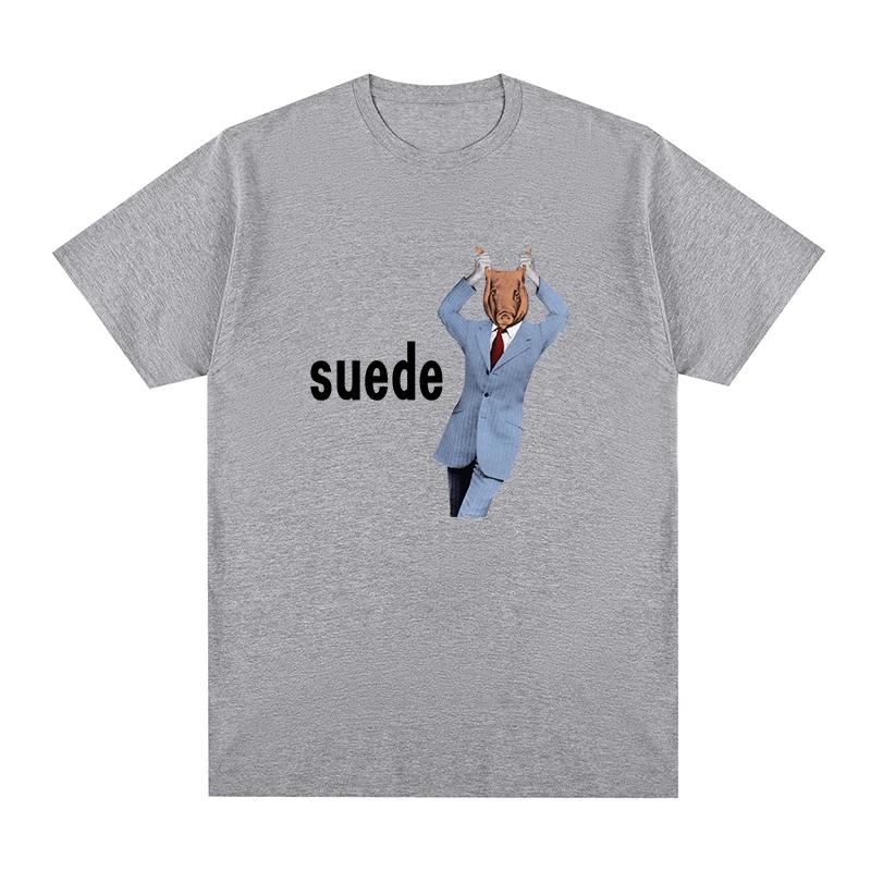 suede band T-shirt alternative rock Cotton Men New TEE TSHIRT Womens Tops