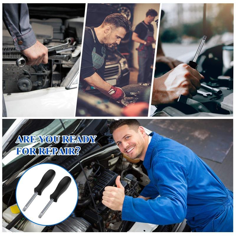 1/3/5Pcs 1/4-Inch Slide Rod Socket Wrench Dual-purpose 150 MM Spanner Small Square Rod Spinner for Quick Fastener Tightening