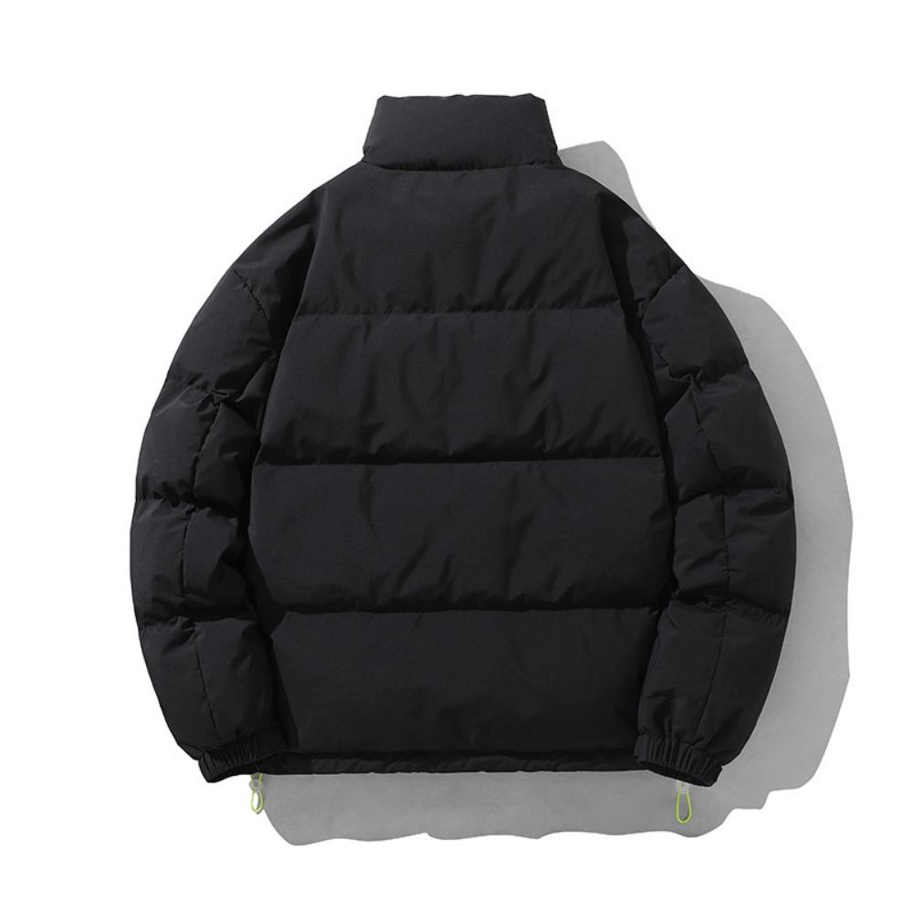 Couple men's down jacket new stand-up collar casual fashion thickened windproof warm bread clothing winter men's jacket
