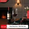 VAKADA Élégants Verres à Vin et à Cocktail en Verre