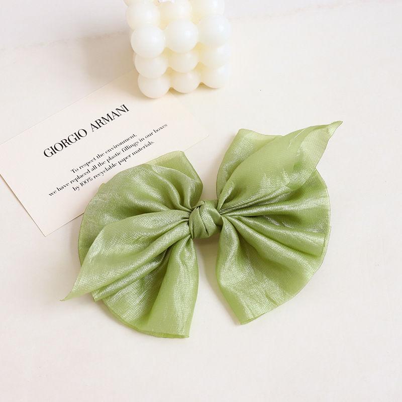 Accessories Headdress Fashion Sweet Cute Bow Clip Hair Ornaments Girls' Hair Ponytail Clip