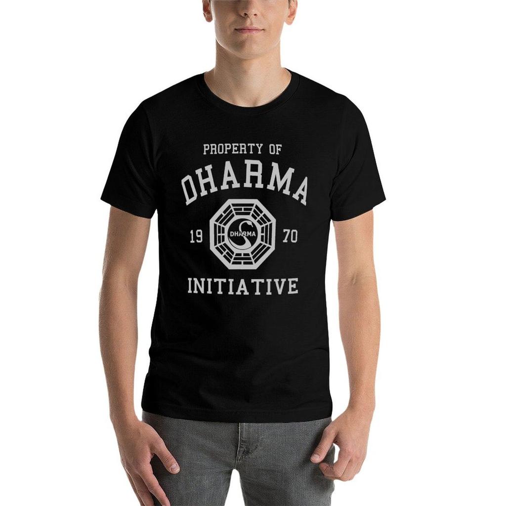 Dharma Initiative - Professional Graphics T-Shirt Man T Shirts Cotton T Shirt Custom Print T-Shirt