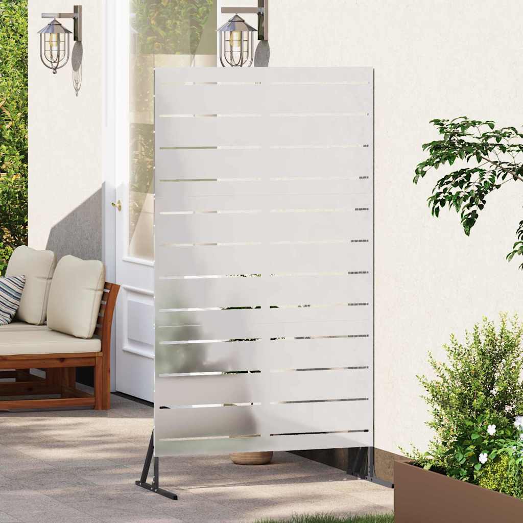 Privacy Screen Gray 100 X 50 X 180 Cm Steel
