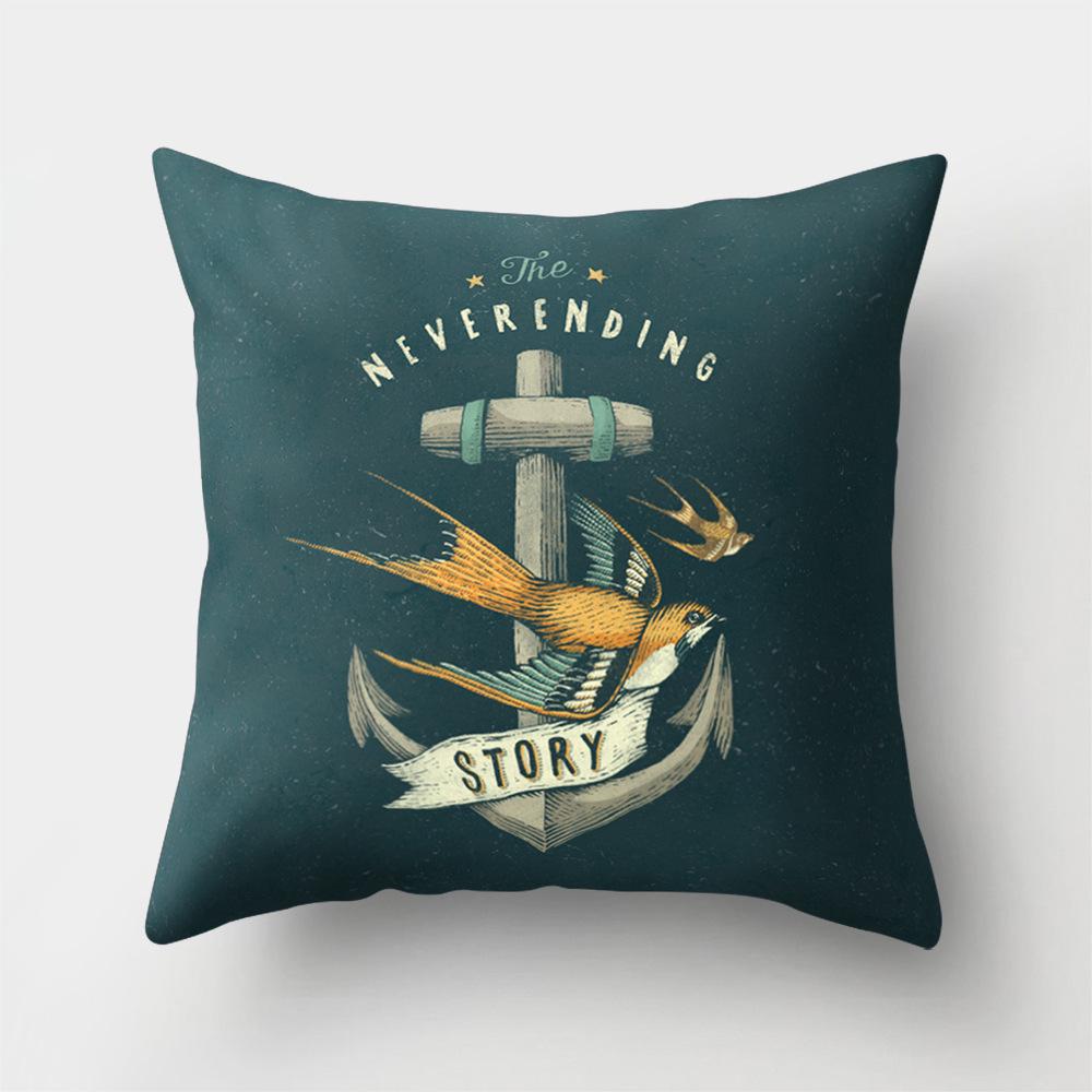 Office Pillow Creative Home Sofa Pillow Case Yiwu Pillow Cartoon Pattern
