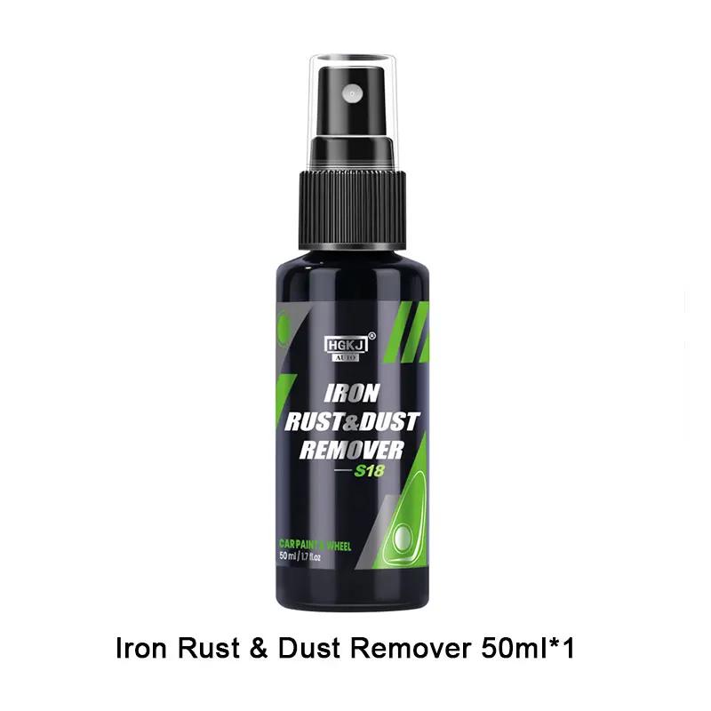 Car Iron Remover Rust Dust Remover Spray Iron Dust Rim Rust Cleaner Car Paint Wheel Hub Iron Powder Remover Car Detailing Care