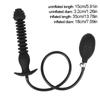 16/18cm Inflatable Anal Pump Enlargement Of Anus Dilator Vagina Massager Sex Toys Silicone Butt Plug For Wearing Prostate