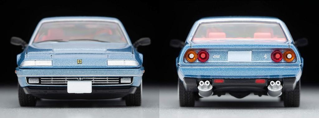 Tomica Limited Vintage Neo Ferrari 412 Blue Finished Product 312284 1/64 LV-NEO