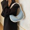 New Stylish Canvas Shoulder Bag For Women In Blue Perfect For Fall Fashion Trends