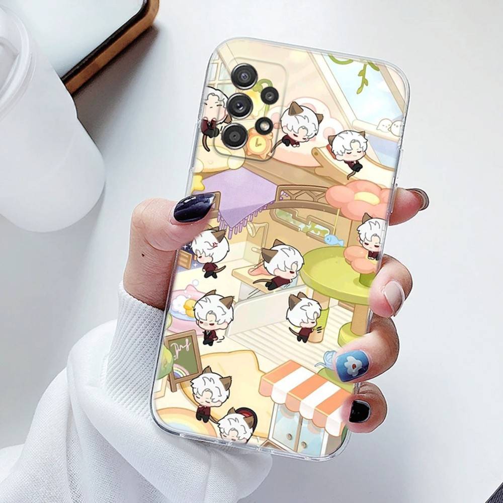 

Hot Game Love and D-Deepspace Sylus Phone Case Silicone For Samsung S30,23,21,22,20 FE lite,S10,9,PIus Note20ultra Transparent SamsungS23ULTRA5G