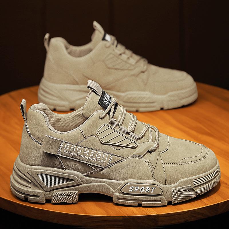 Mountaineering Autumn and Winter Sports Leisure Work Wear-resistant Height-increasing Labor Insurance Shoes