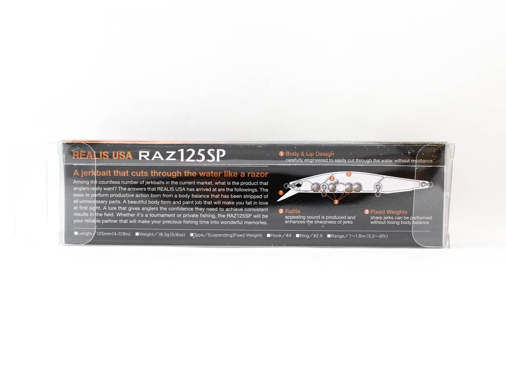 Duo Realis USA Raz Jerkbait 125SP Suspend Lure RUD3081 (5939)