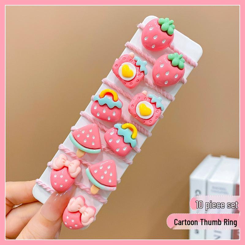 Non-Damaging High-Elastic Hair Ties: Gentle Rubber Bands for Kids' Hairstyles