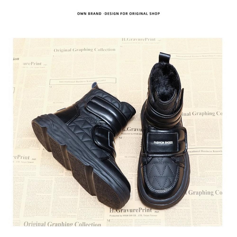 Женские зимние плюшевые водонепроницаемые нескользящие толстые зимние ботинки 39 бежевый — фото 7